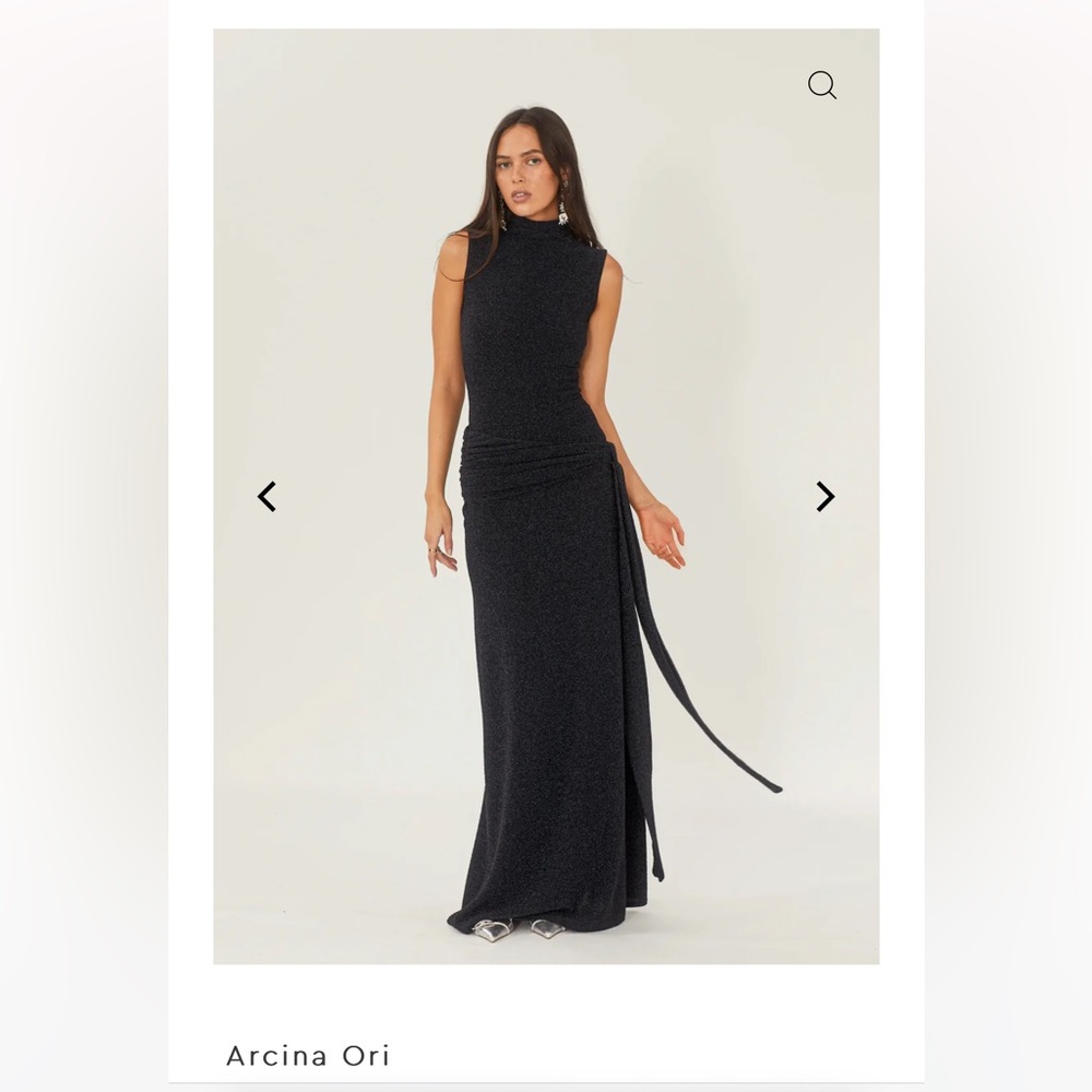 ARCINA ORI NAVY BLUE MAXI - MONICA DRESS